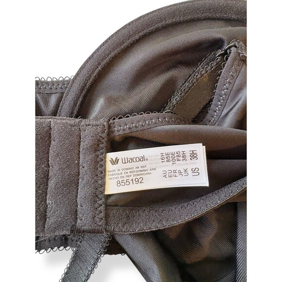 New Wacoal Comfort Black Underwire Minimizer Full Cup Bra Women’s 38H - Picture 6 of 6